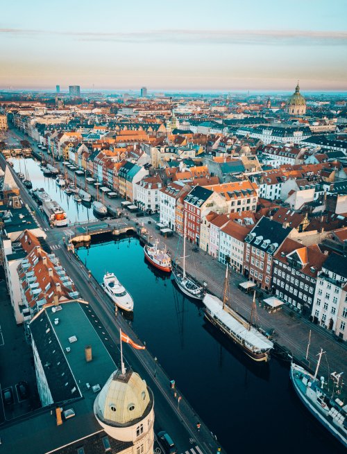 Copenhagen from the sky