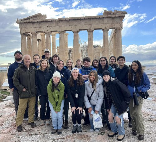 Jan Term class in Greece