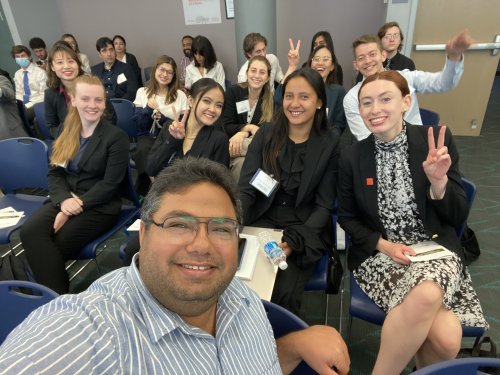 Professor Hamad and the 2023 team