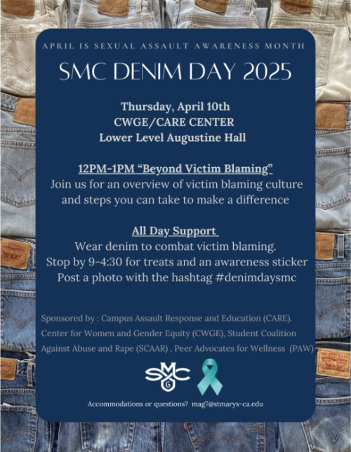 SMC Denim Day 2025 Poster