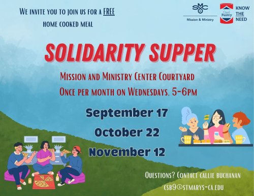 Solidarity Suppers Fall 2025