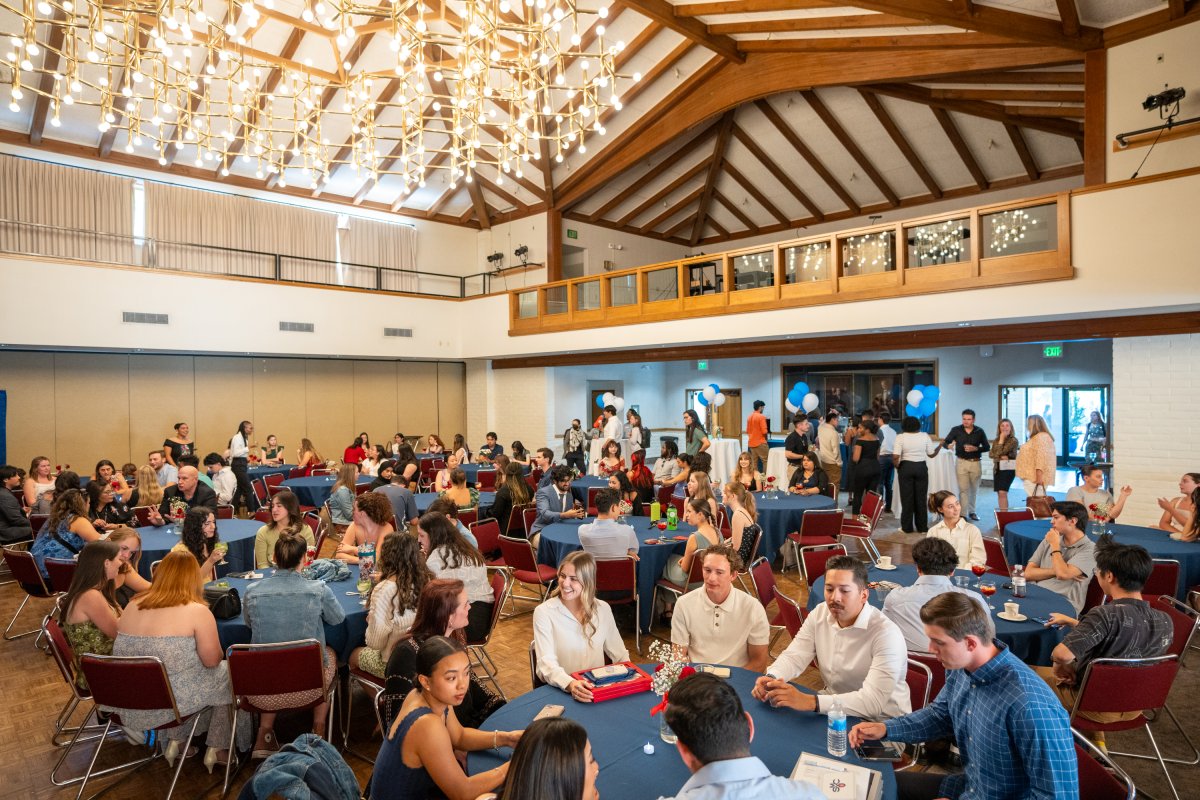 Students at the Celebration Dinner