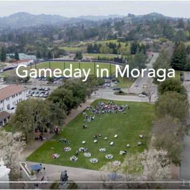 Screenshot of Gameday in Moraga video 