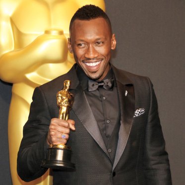 Mahershala Ali with an Emmy