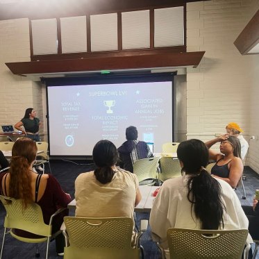 Saint Mary's College Economics Society Footballnomics Event