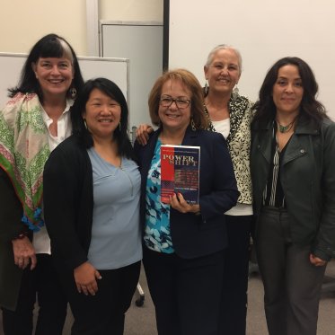 four women in classroom