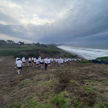 Men's Rugby Training on the Beach