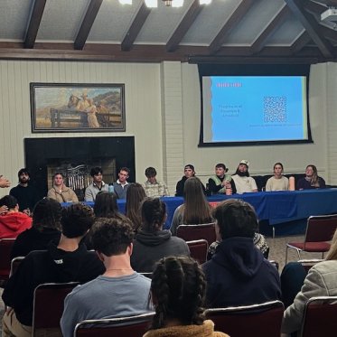 a man giving a speech