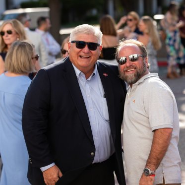 Roger with a Gael alum