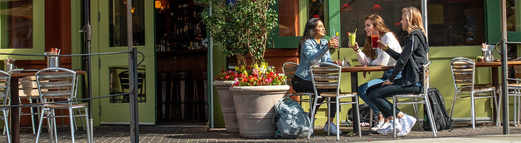 students out on the town
