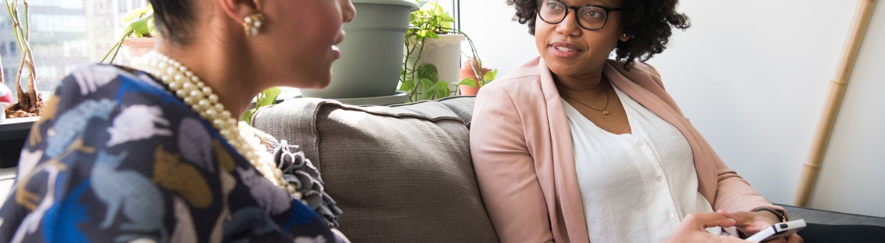 Counseling students having a conversation