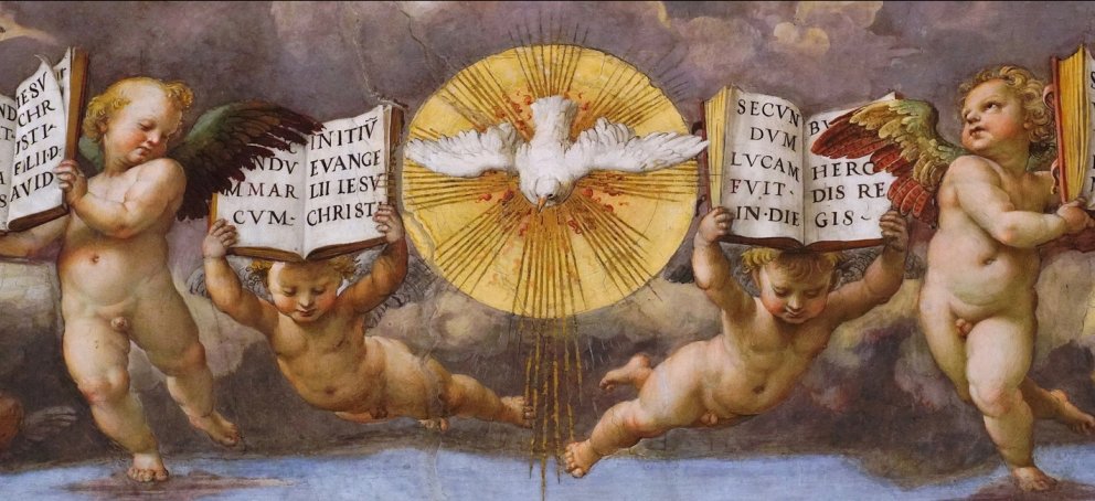 Raphael the Disputation of the Sacrament painting