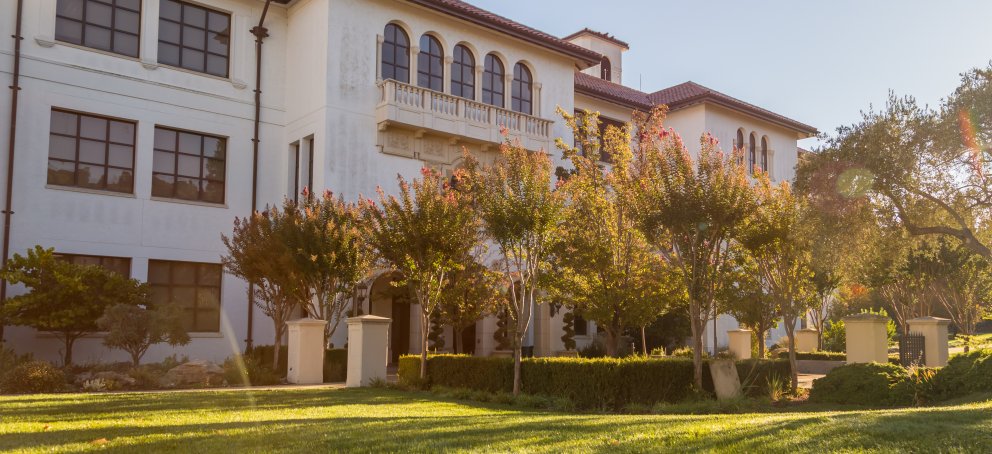 Long view of Brousseau Hall Science Building