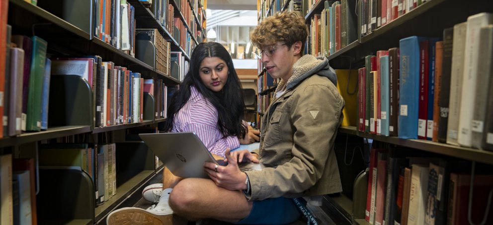 Gael students studying