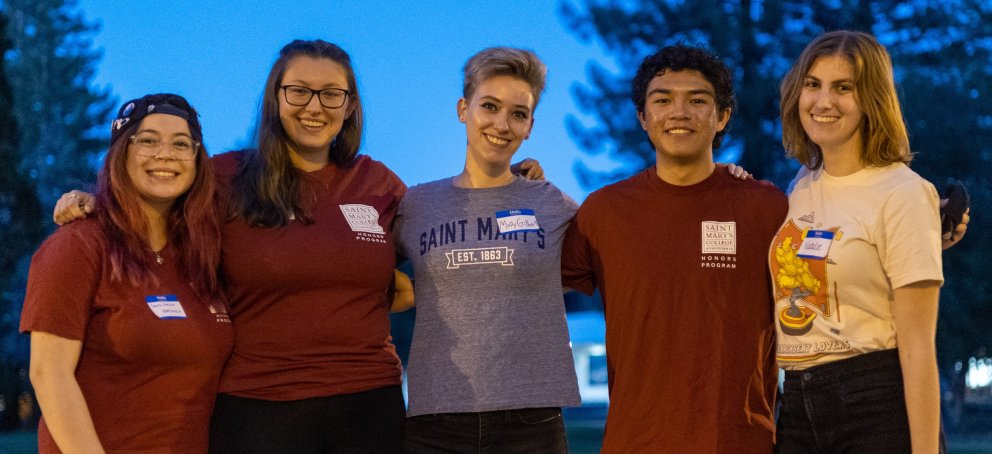 Honors students at Saint Mary's