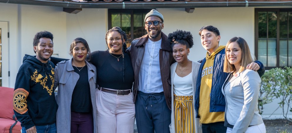 Mahershala Ali with current students