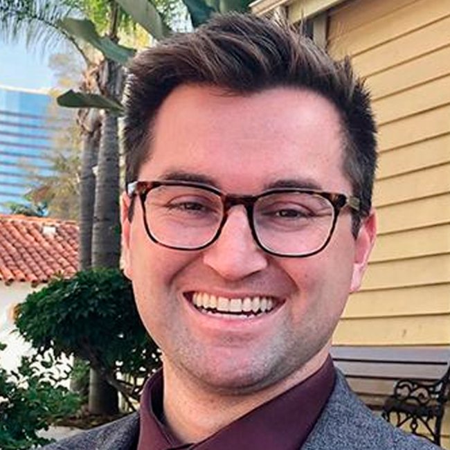 Headshot photo of Saint Mary's faculty Jackson Battista