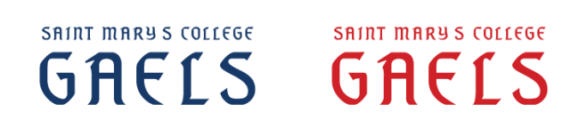 Saint Mary's College Gaels Wordmark