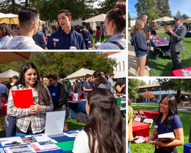 Collage from Fall Preview Day