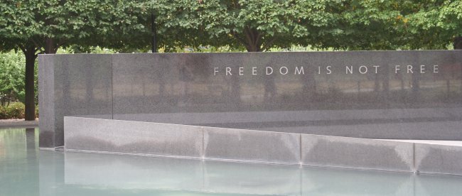 "Freedom is not free"