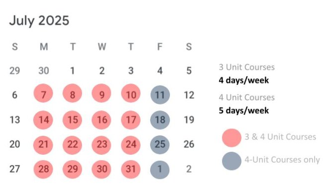 Summer 2025 July Calendar