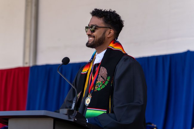 Valedictorian Dominic Fleming '25