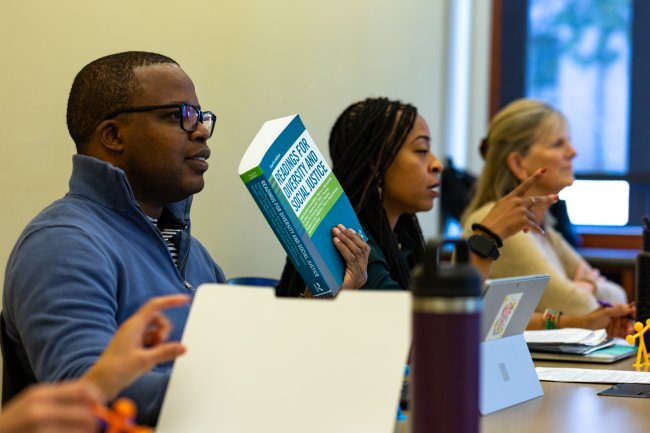 EdD students in classroom