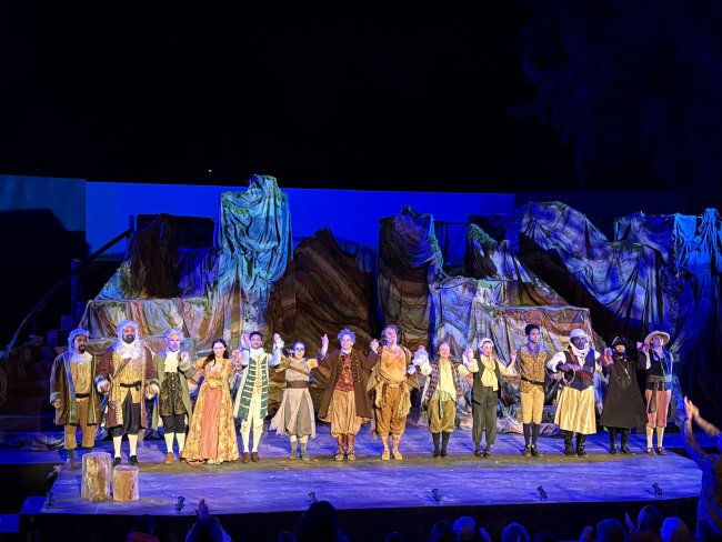The Tempest curtain call at Marin Shakespeare Company 2025
