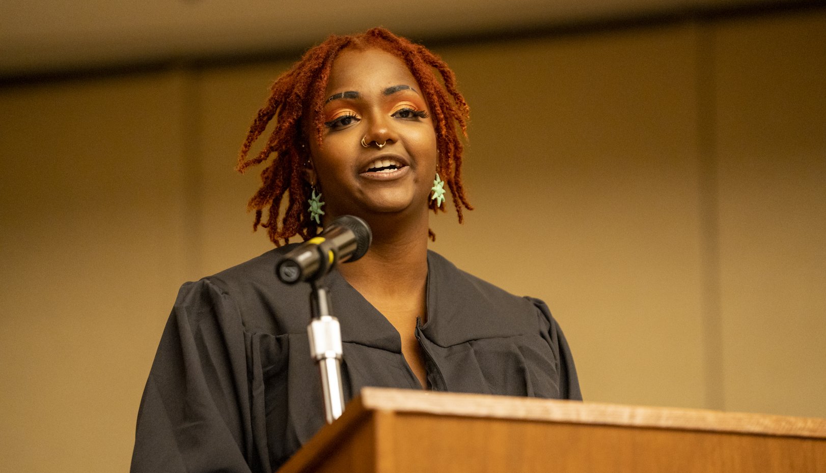 Jasmin Hill '23 at Black Grad Celebration