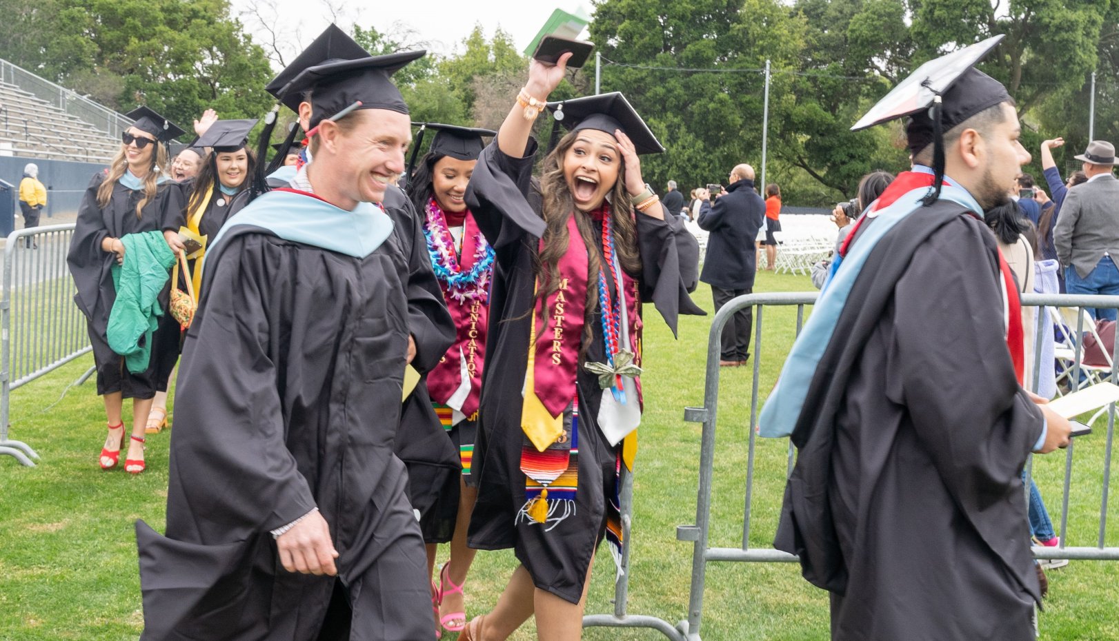 GPS student is happy