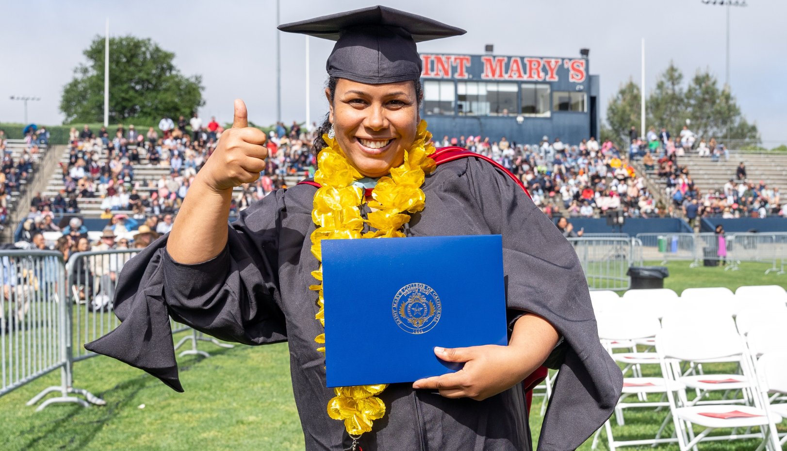Thumbs up from GPS grad
