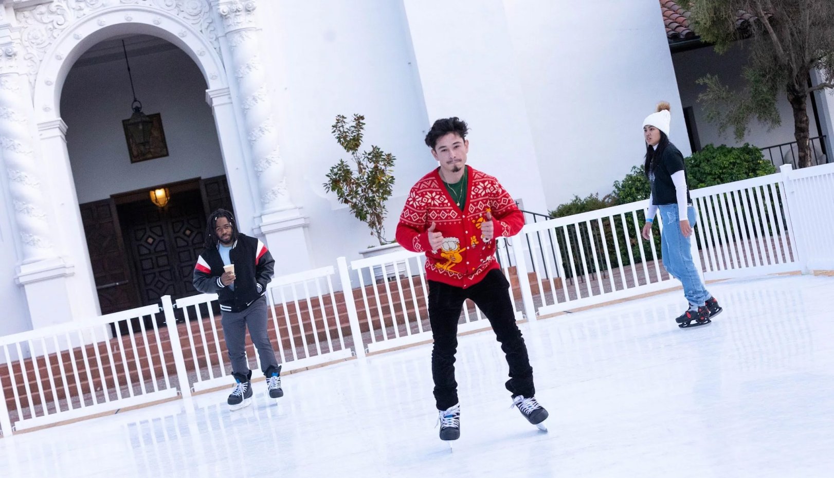 Jarred skating at Winter Fest