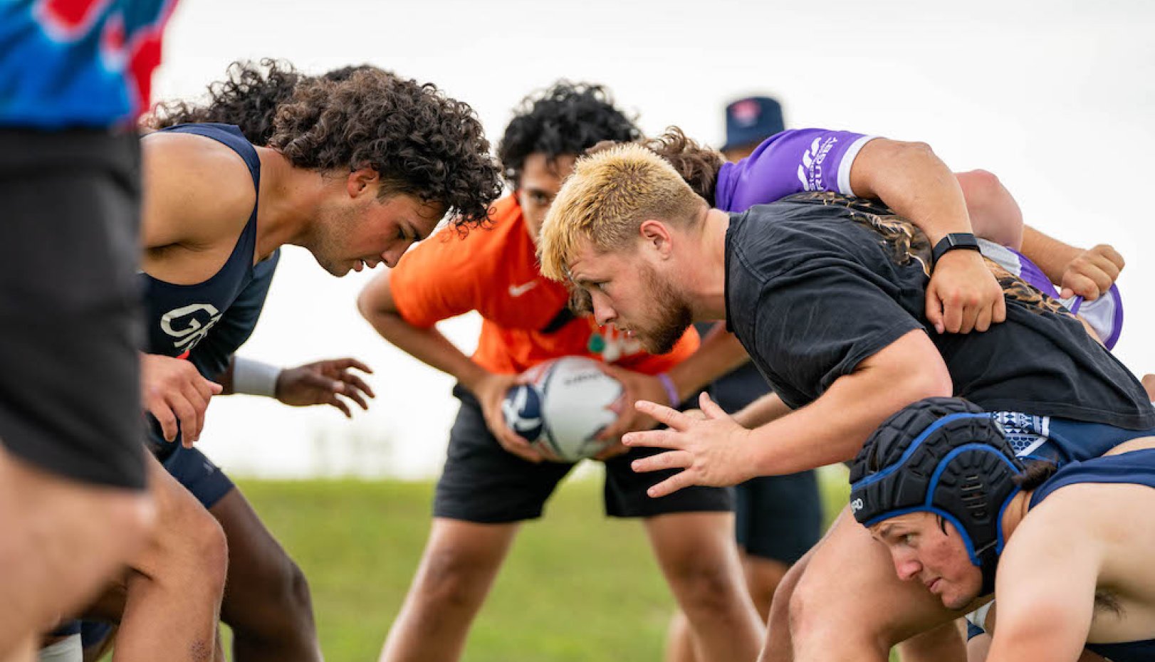 Gaels men's rugby practice for 2024 National Championships