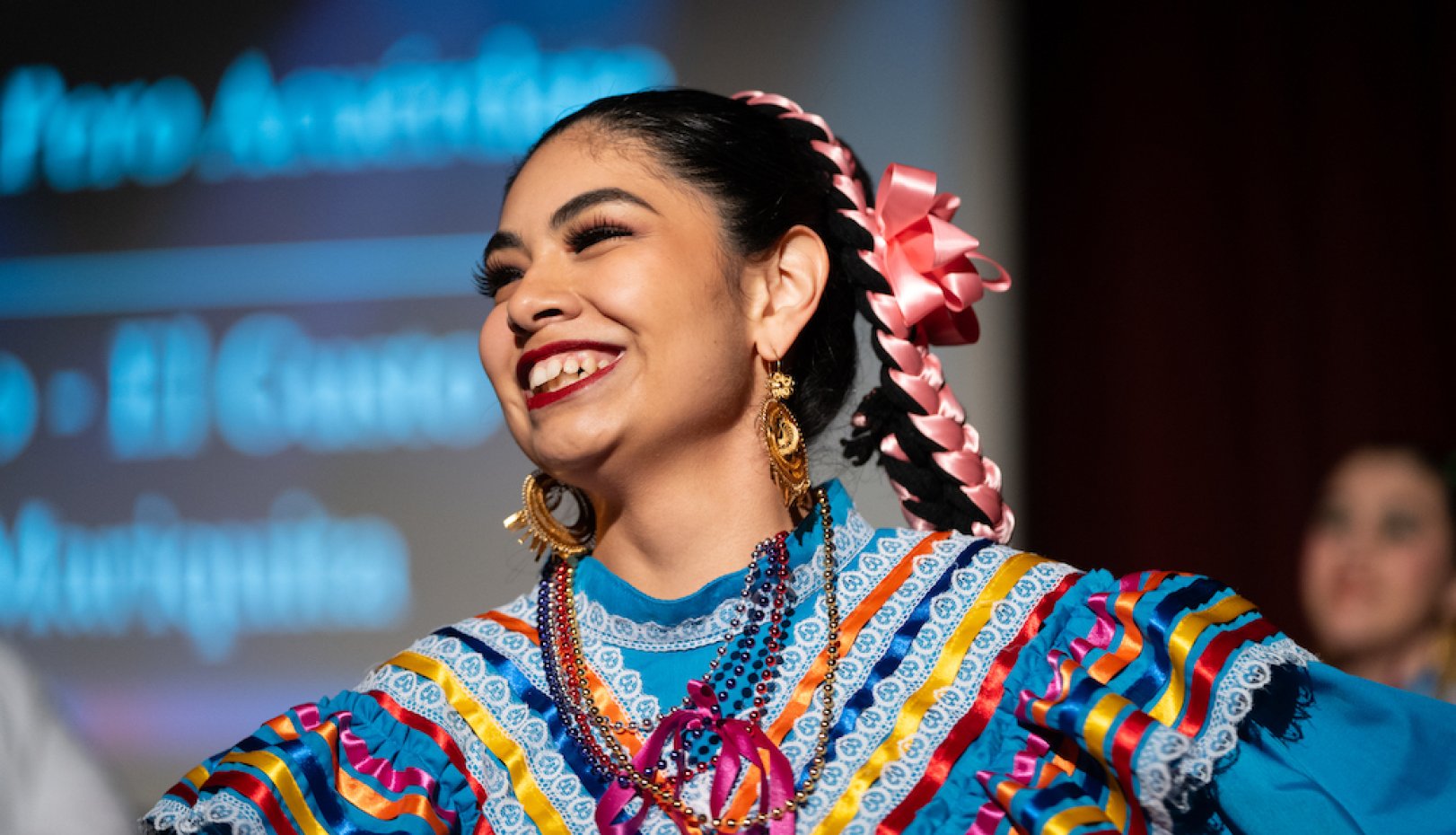 Woman dancing at 2024 Cultural Showcase