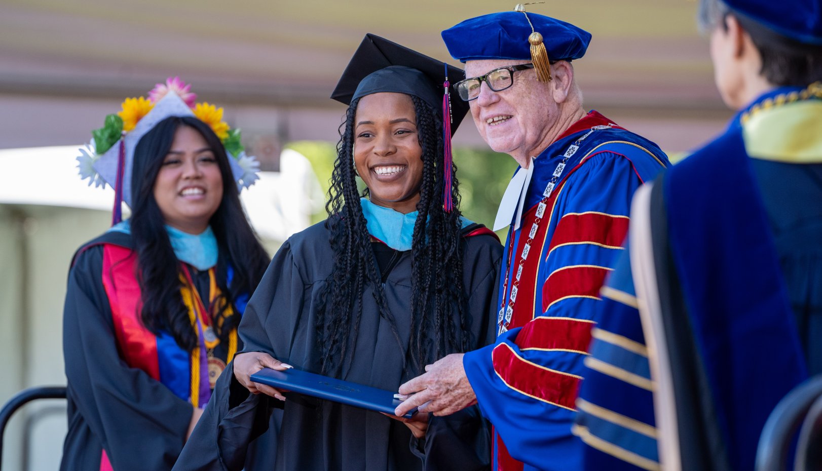 Happy grad and Br Thomas