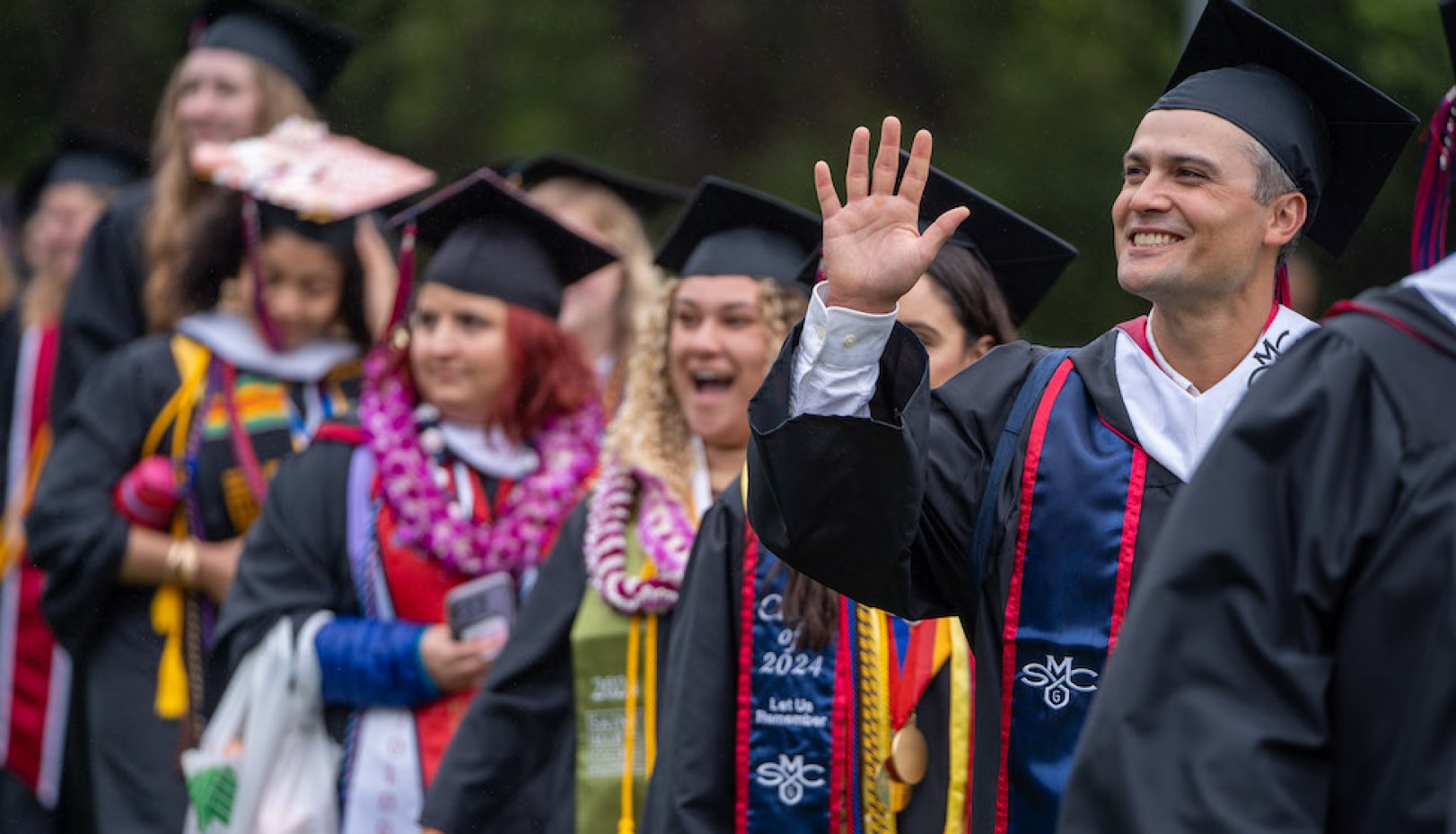 Scene from Undergraduate Commencement 2024
