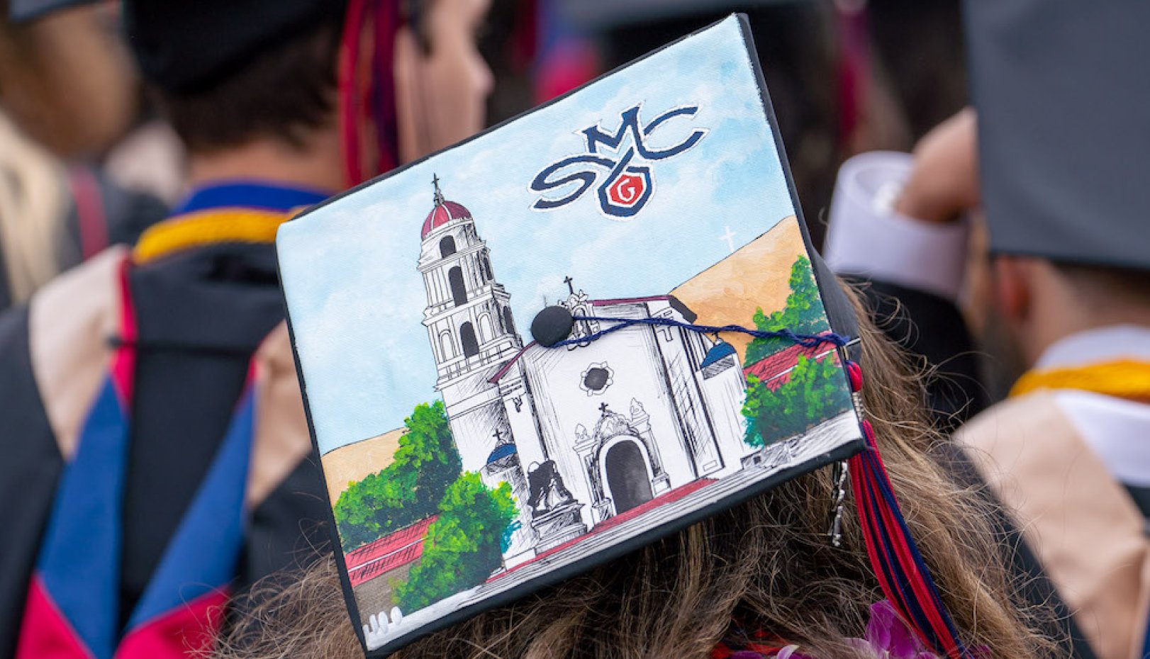 A mortarboard from 2024 Undergraduate Commencement