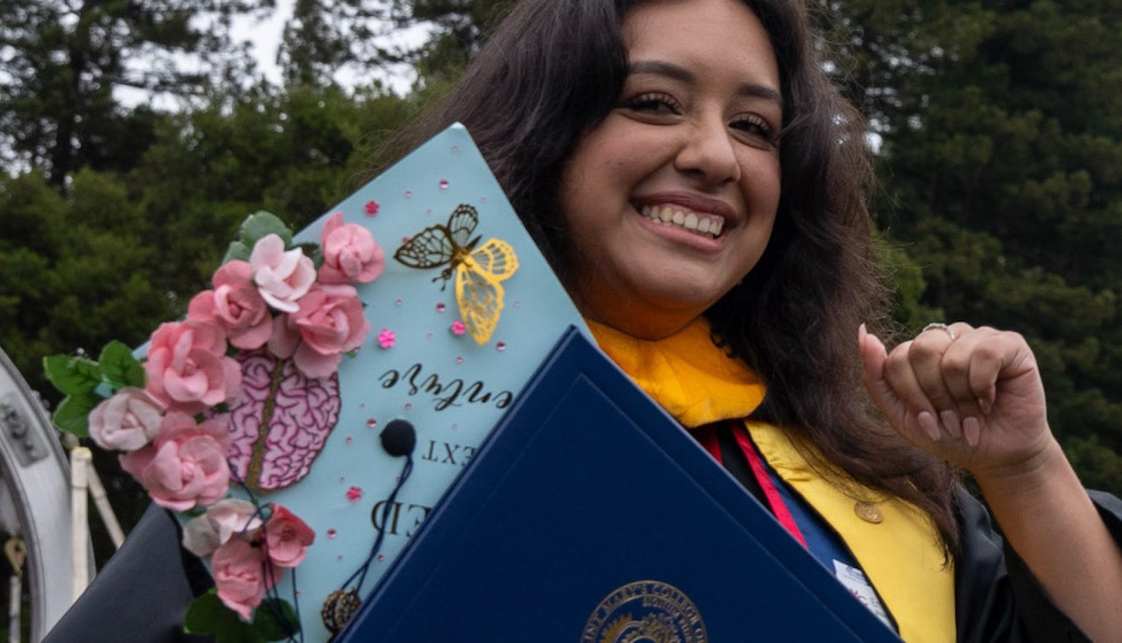 A mortarboard from 2024 Undergraduate Commencement