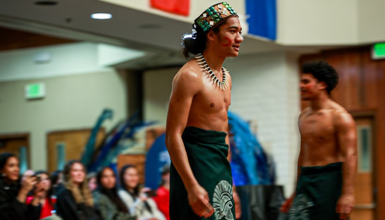 Dancers from People of the Pacific kickoff in January 2025