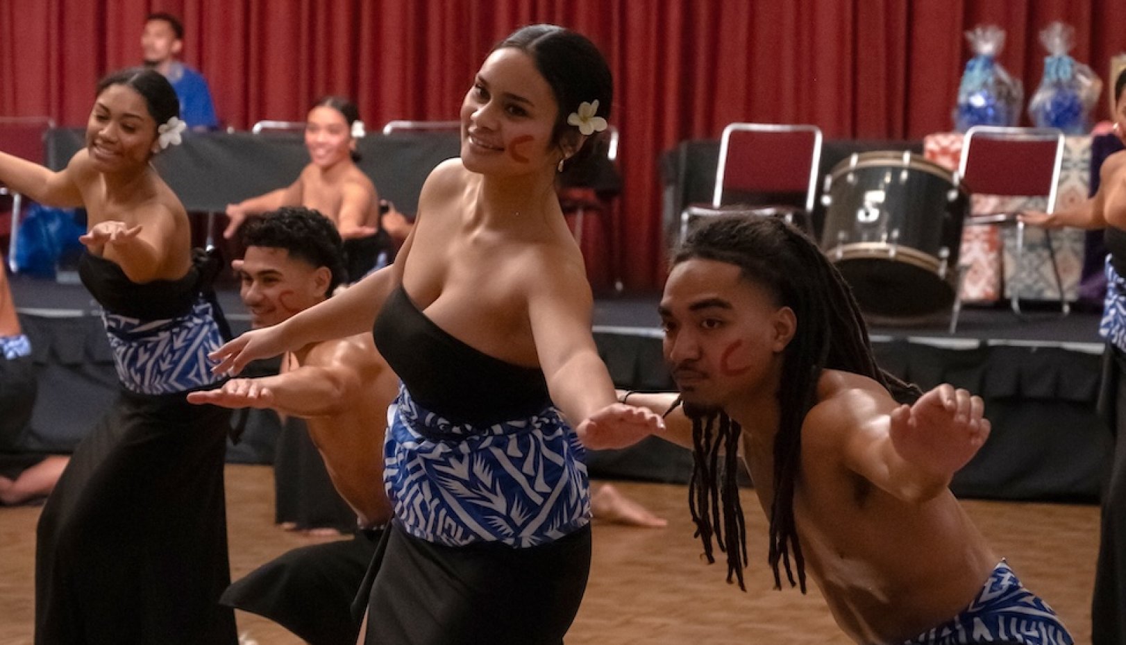 Dancers from People of the Pacific kickoff in January 2025