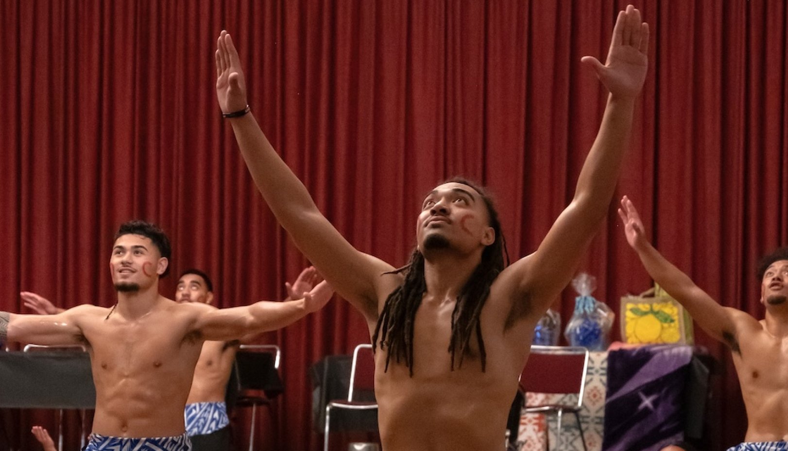 Dancers from People of the Pacific kickoff in January 2025