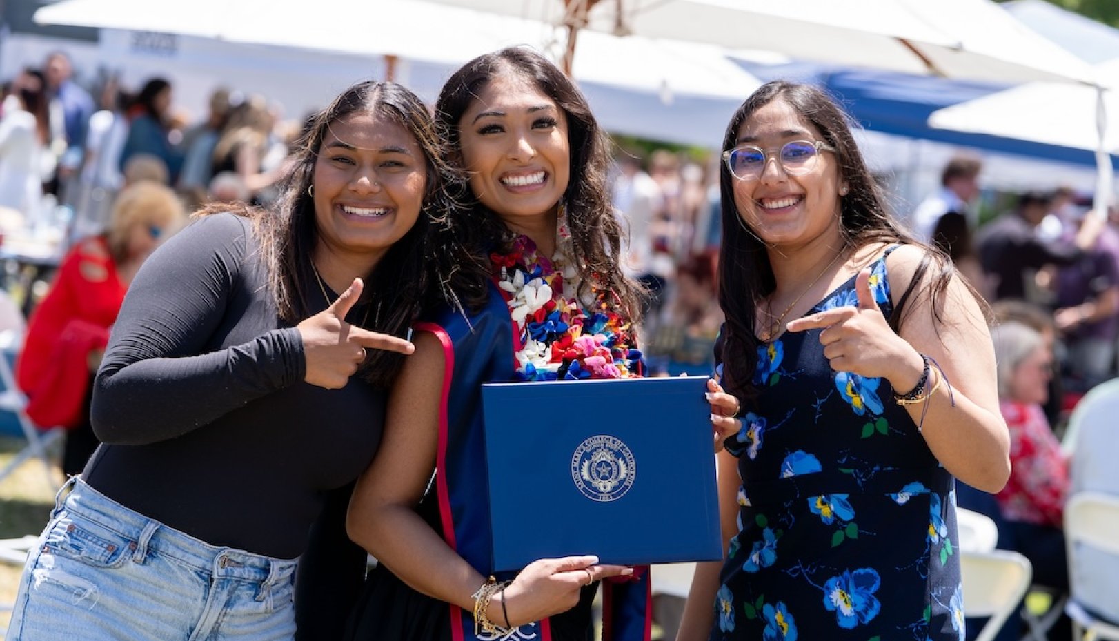 Scene from Commencement 2025 at Grad Grounds