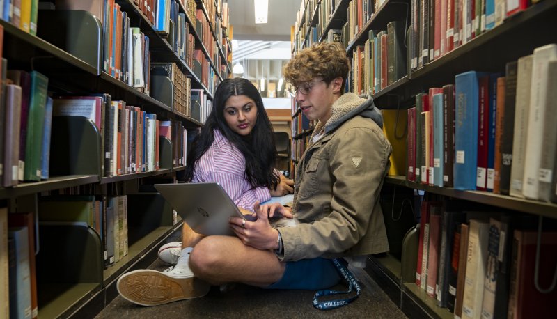 Gael students studying