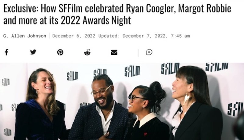 SFFilm Ryan Coogler