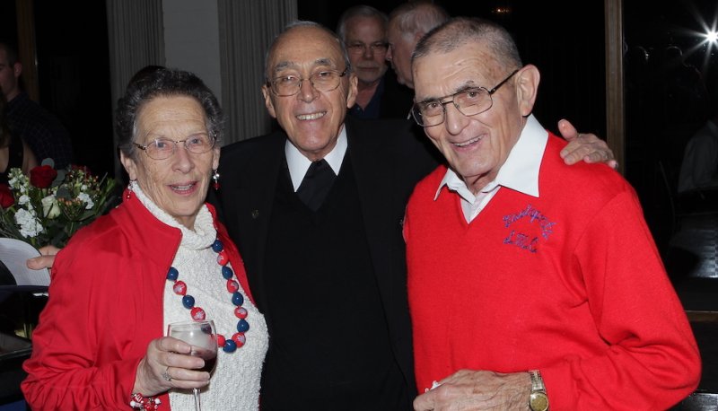 Anne Baumann, Br. Bernie LoCoco, and Frank Baumann