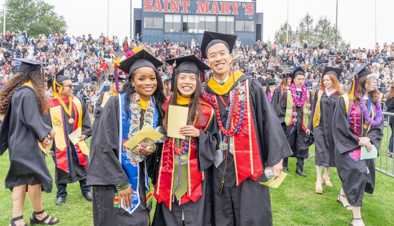 Happy grads at 2023 Undergrad Commencement