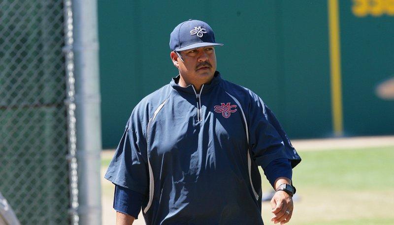 SMC Head Baseball Coach Eric Valenzuela