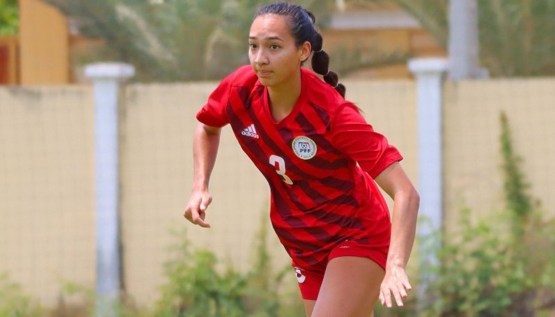 Soccer player Maya Alcantara
