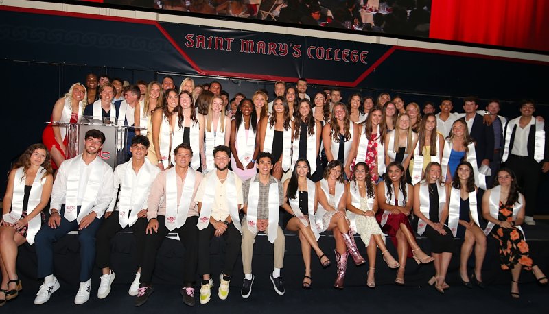 Senior athletes at the 2025 Gael Award Show