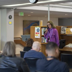 Reading at Saint Mary's Pause for Poetry.